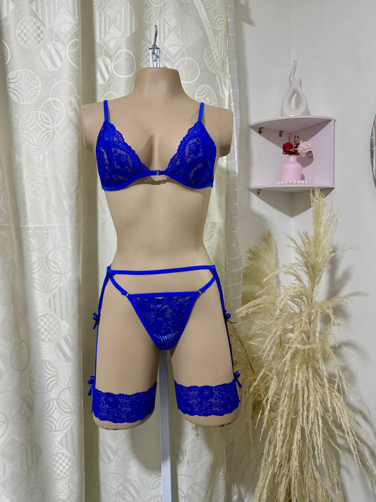 Liguero 3 piezas Azul rey